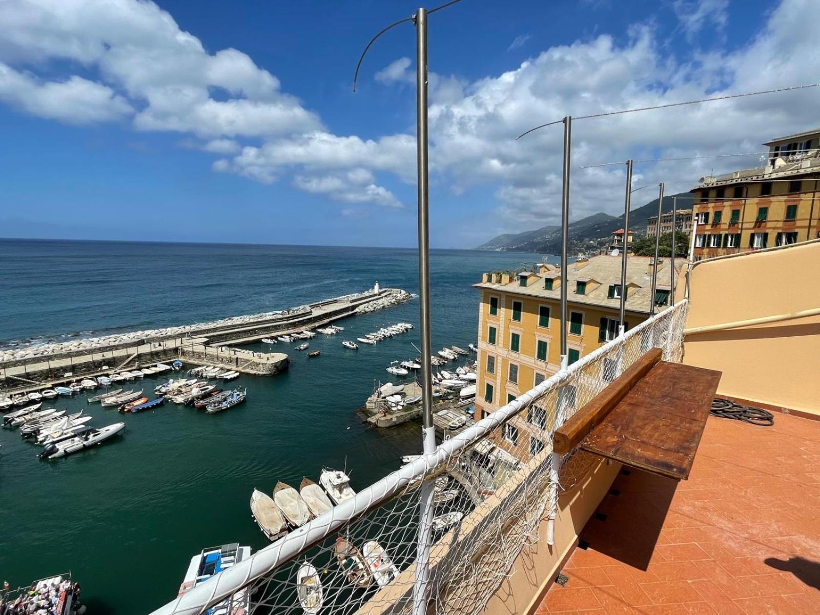 Sea View Camogli Portofino Lägenhet Exteriör bild