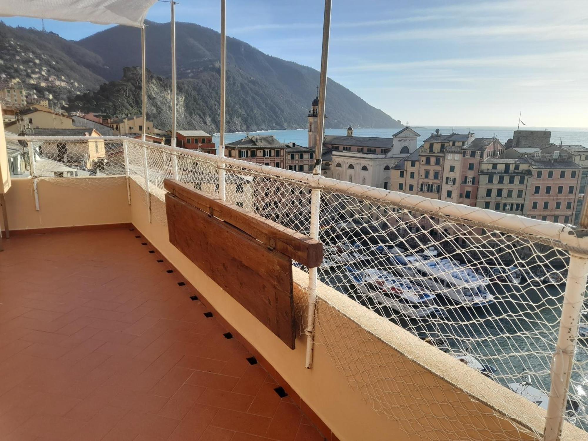 Sea View Camogli Portofino Lägenhet Exteriör bild